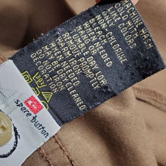 L QUIKSILVER DARK BROWN EMBROIDERED SHORT SLEEVE MEN'S DRESS SHIRT Large - Picture 12 of 16